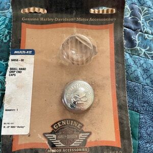 Harley Davidson Skull Hand Grip End Cap